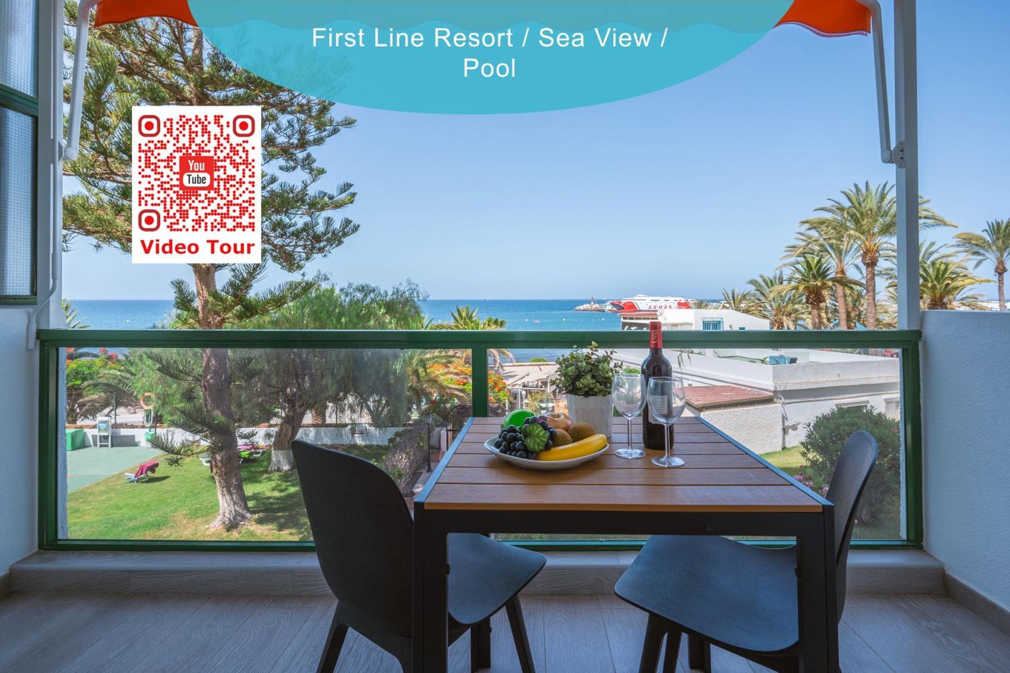 Go2Tenerife Apart'Dida Pool & First Line Of The Sea Los Cristianos  Esterno foto